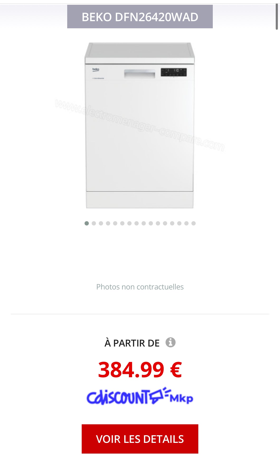 Lave-Vaisselle BEKO 14 Couverts GARANTIE 1 AN
