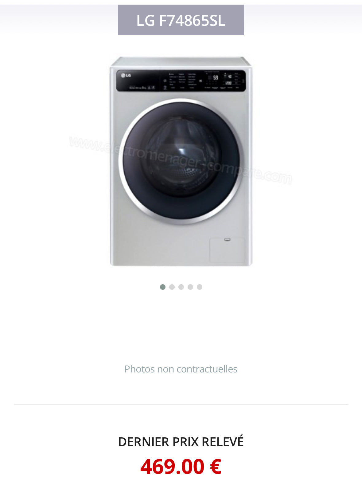 Lave-Linge LG 7 Kg GARANTIE 1 AN