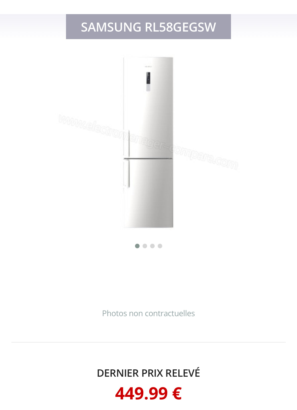 Frigo Combiné SAMSUNG No Frost GARANTIE 1 AN