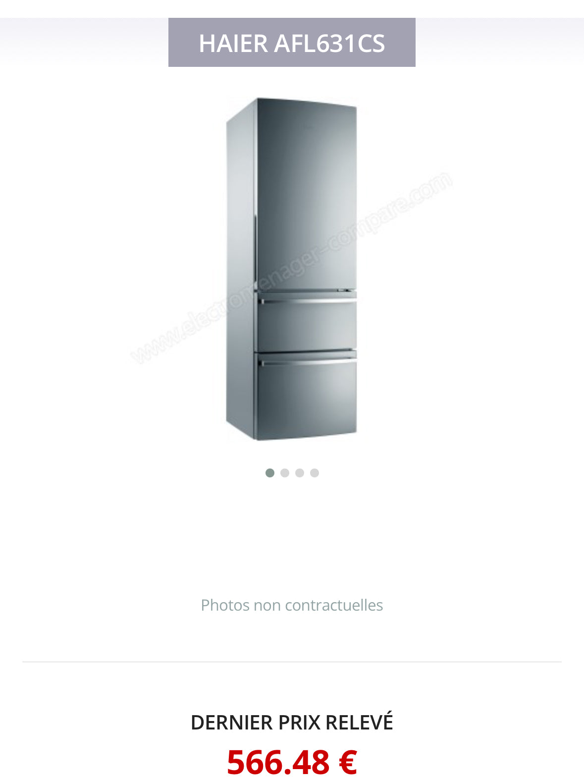 Frigo Combiné HAIER Froid Ventilé GARANTIE 1 AN