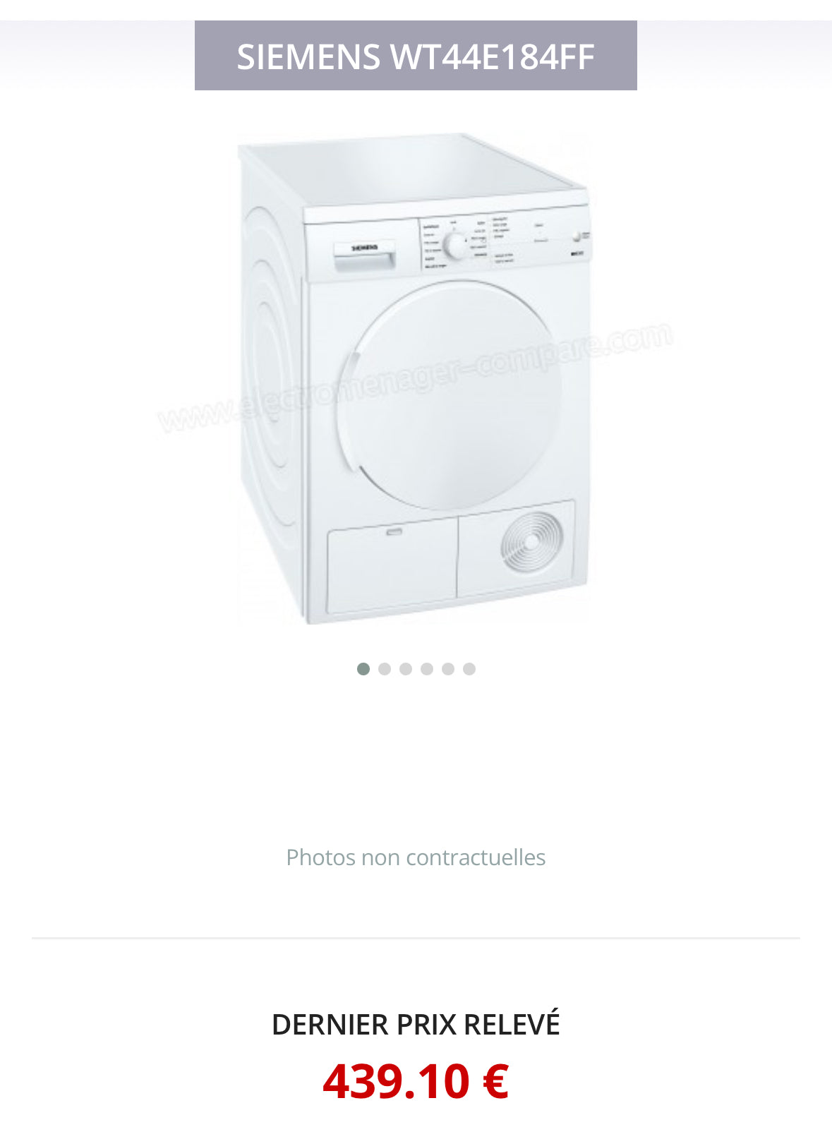 Sèche-Linge SIEMENS 7 Kg GARANTIE 1 AN