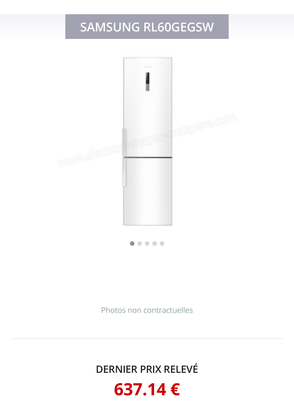 Frigo Combiné SAMSUNG No Frost GARANTIE 1 AN