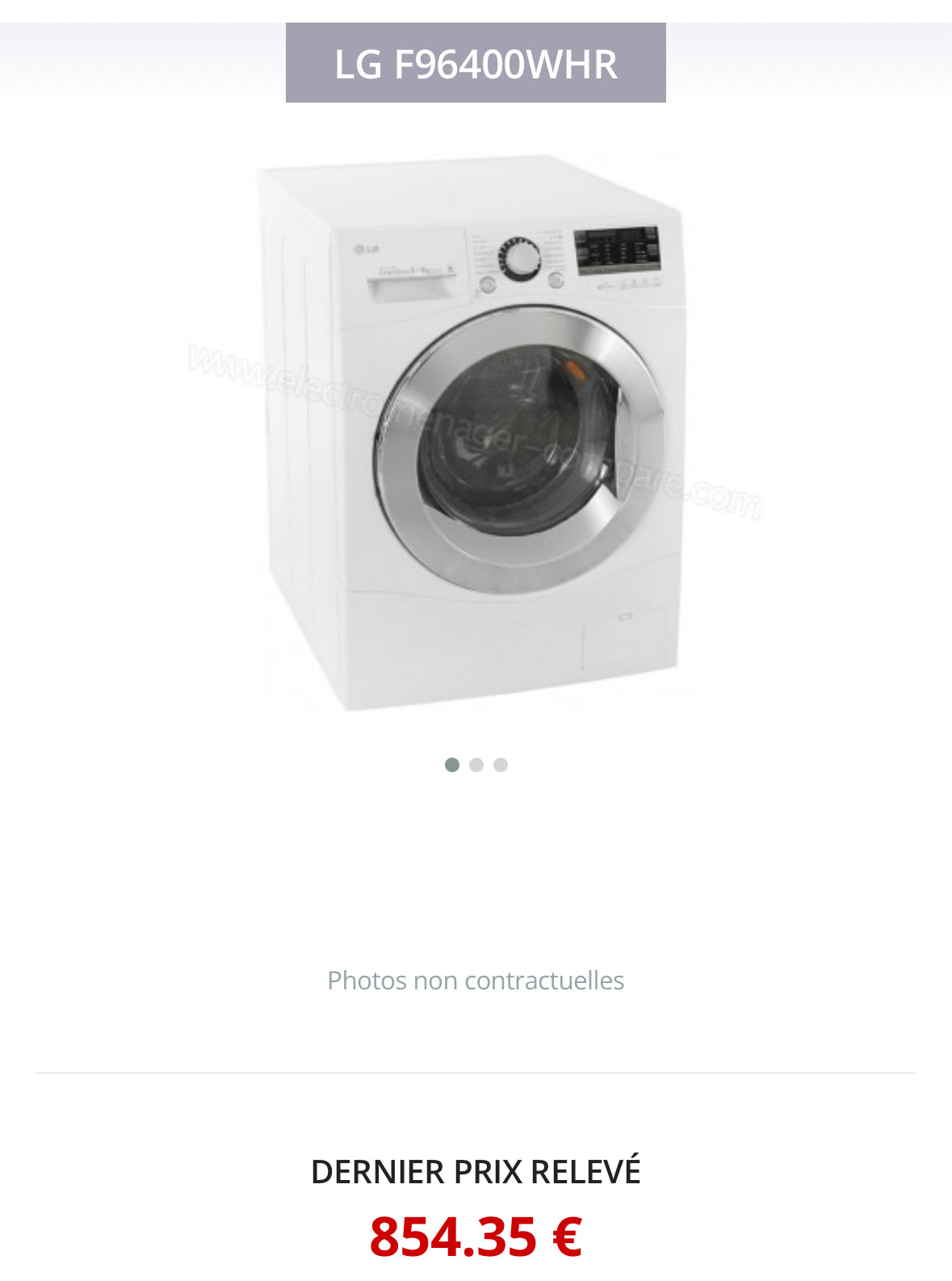 Lave-Linge Séchant LG 9 / 6 Kg GARANTIE 1 AN