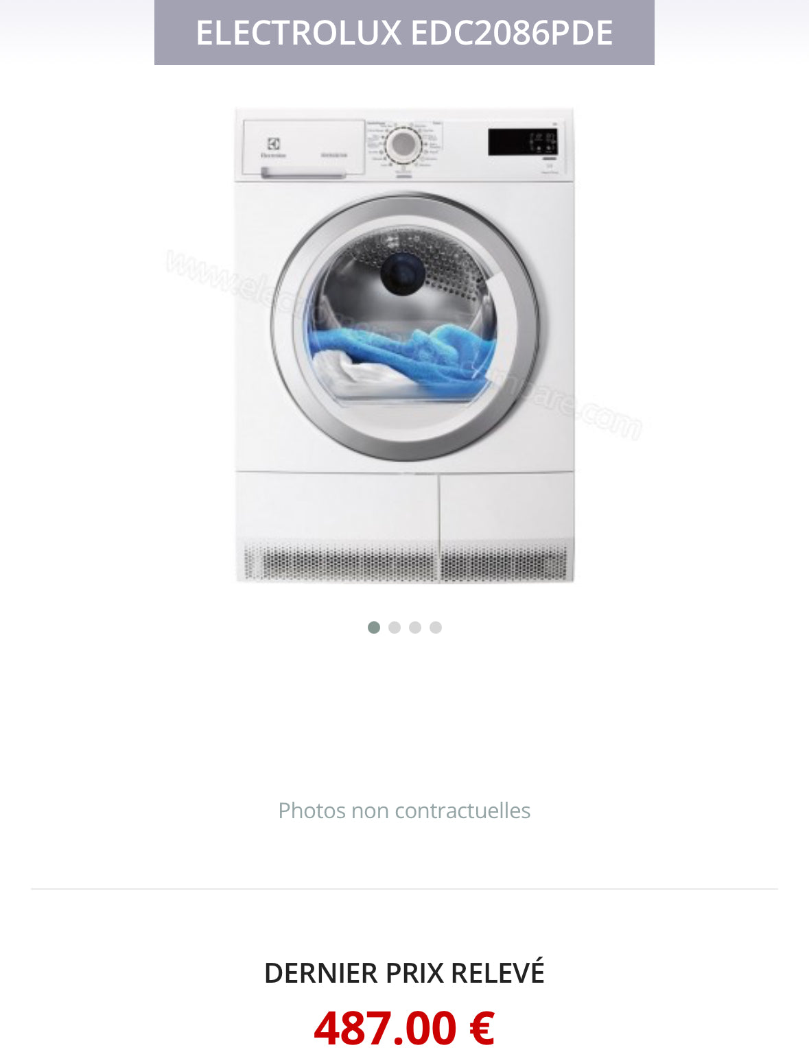 Seche-Linge ELECTROLUX 8 Kg GARANTIE 1 AN