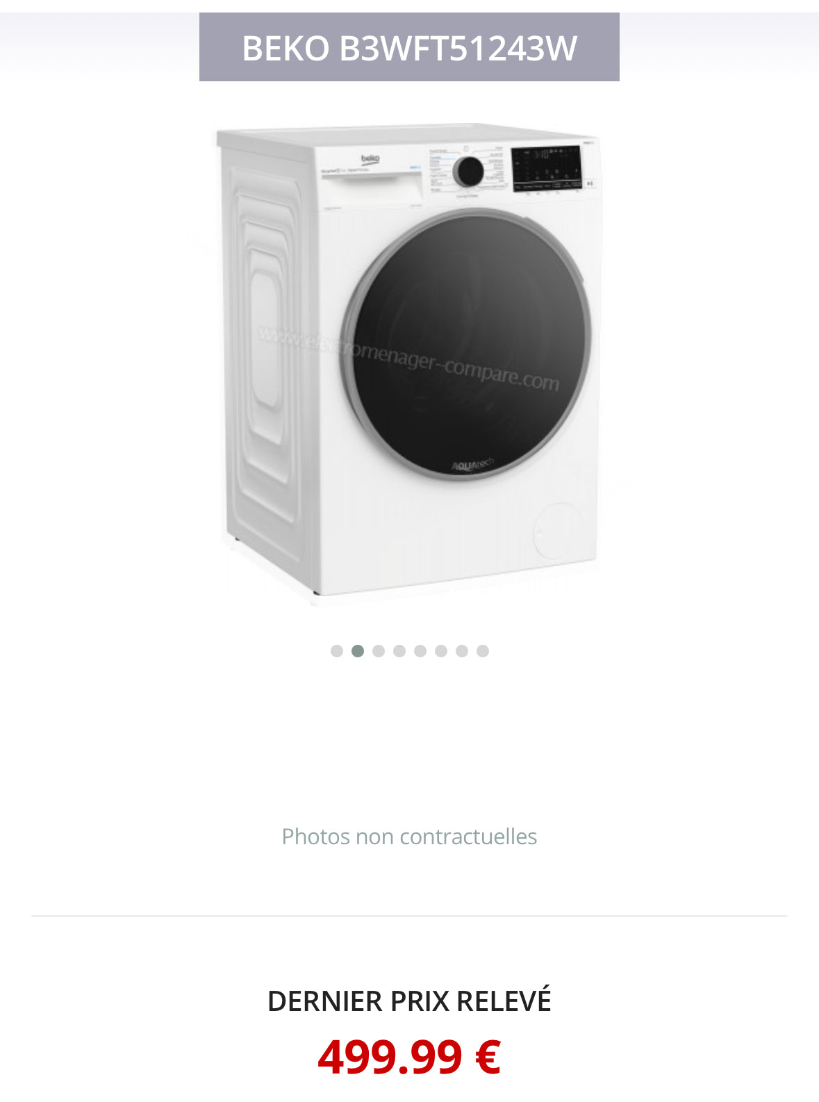 Lave-Linge BEKO 12 Kg Très Peu Servi Comme NEUVE GARANTIE 1 AN