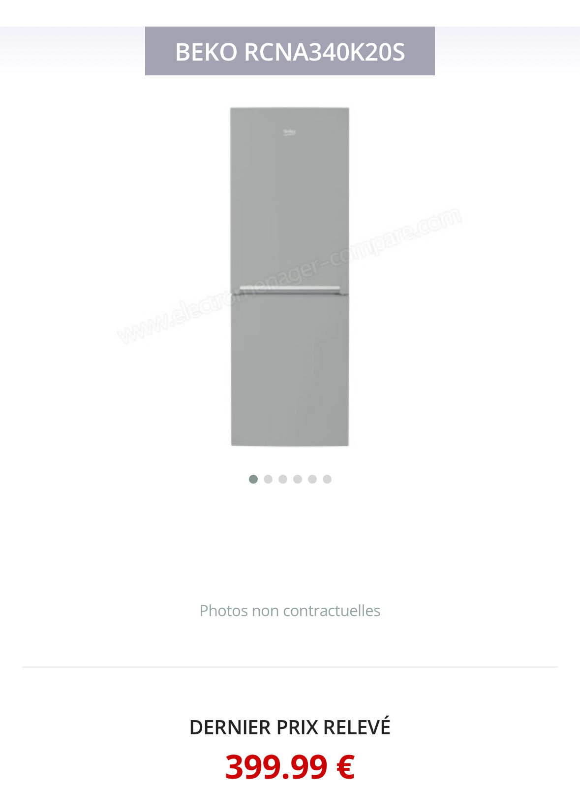 Frigo Combiné BEKO Froid Ventilé GARANTIE 1 AN