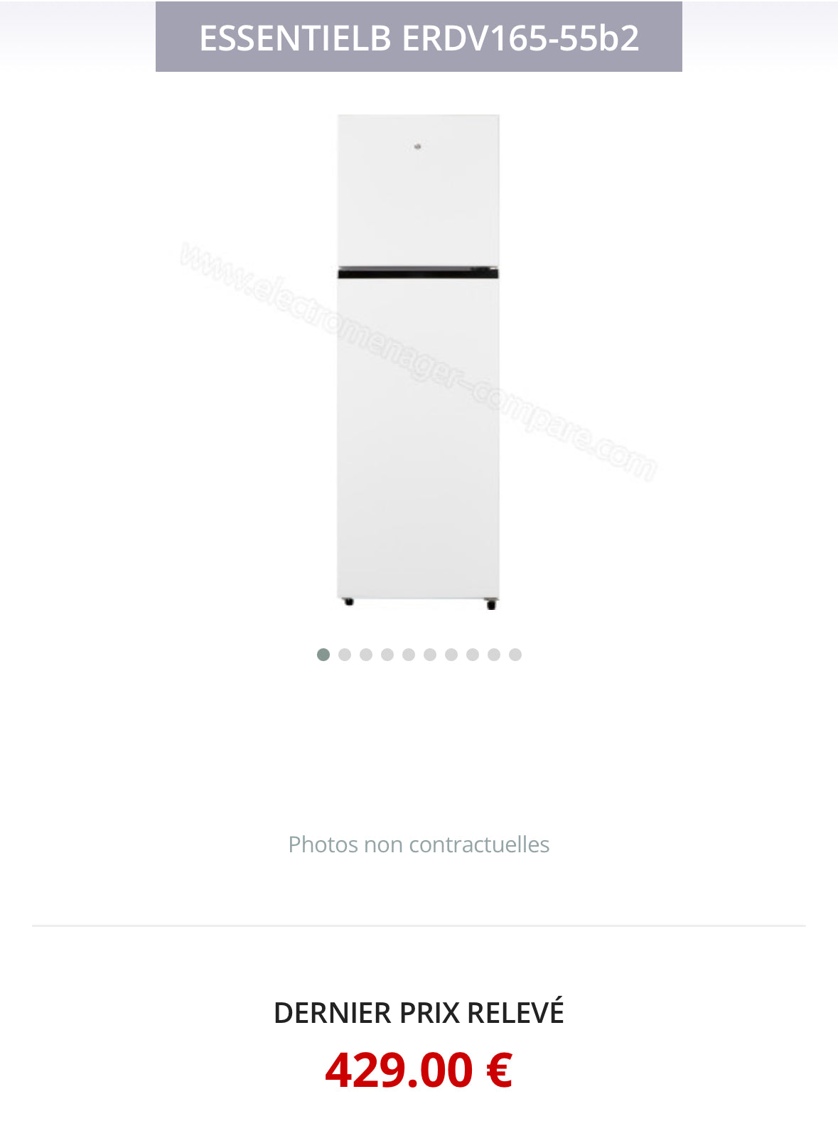 Frigo Combiné ESSENTIEL B Froid Ventilé GARANTIE 1 AN