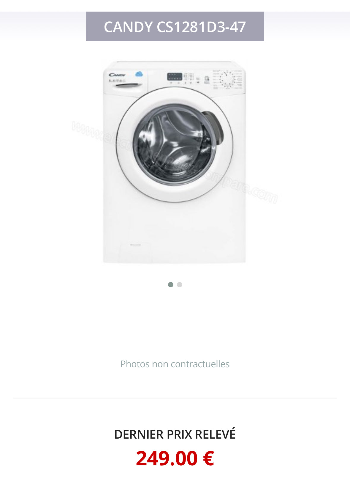 Lave-Linge CANDY 8 Kg GARANTIE 1 AN