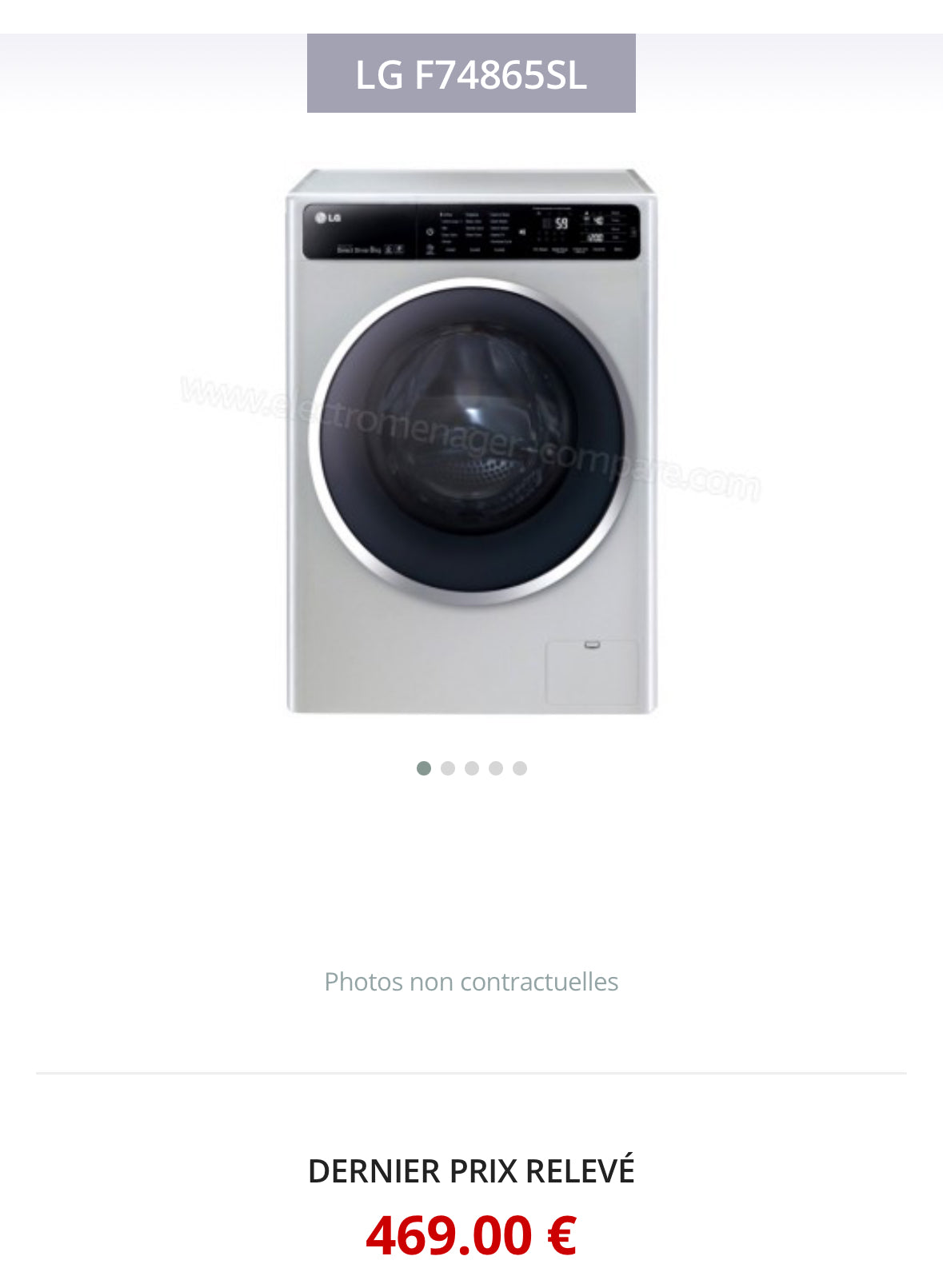 Lave-Linge LG 7 Kg GARANTIE 1 AN