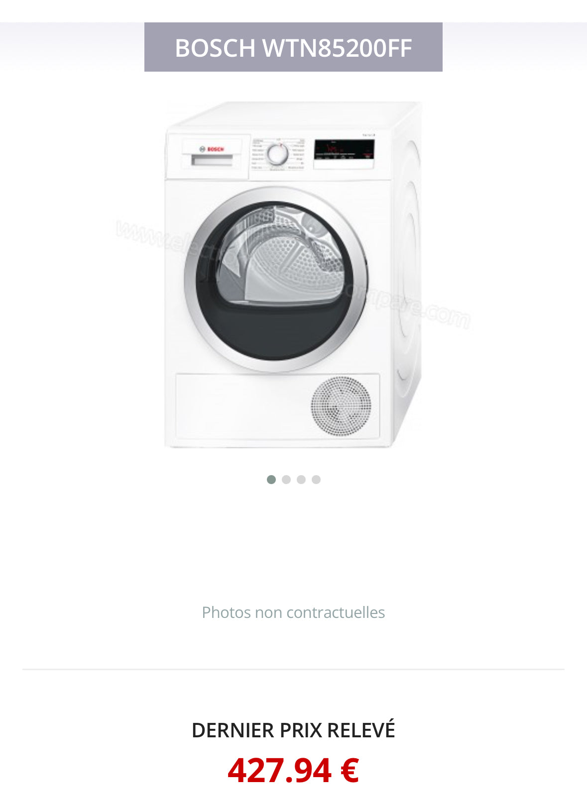 Sèche-Linge BOSCH 7 Kg GARANTIE 1 AN