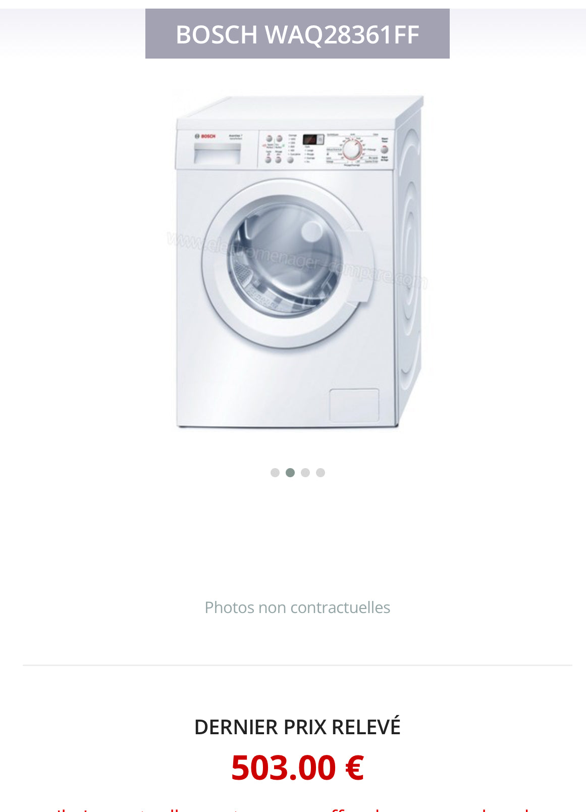 Lave-Linge BOSCH 7 Kg GARANTIE 1 AN