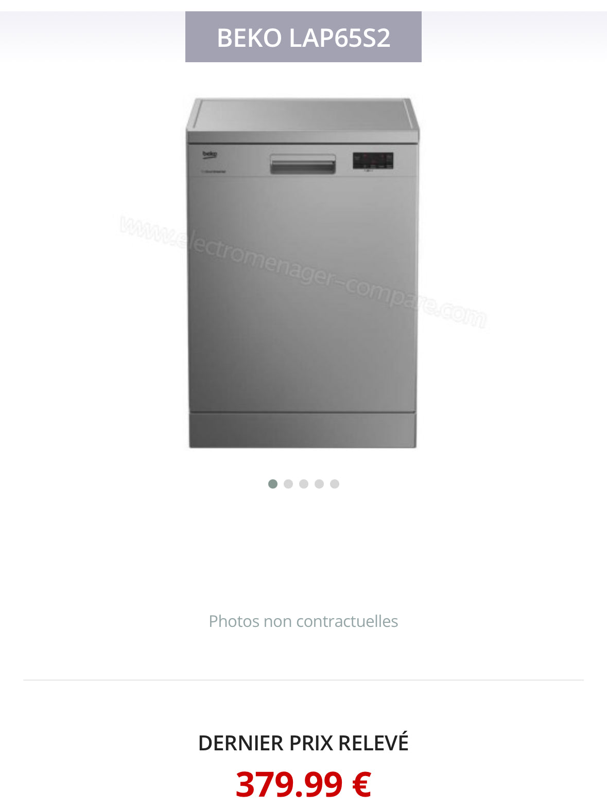 Lave-Vaisselle BEKO 15 Couverts GARANTIE 1 AN