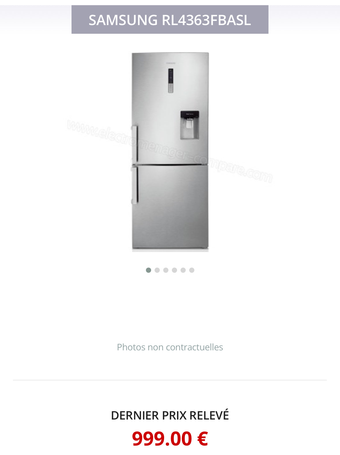 Frigo Combiné SAMSUNG Grande Capacité GARANTIE 1 AN