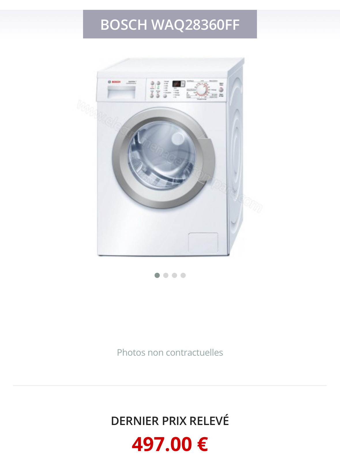 Lave-Linge BOSCH 7 Kg GARANTIE 1 AN