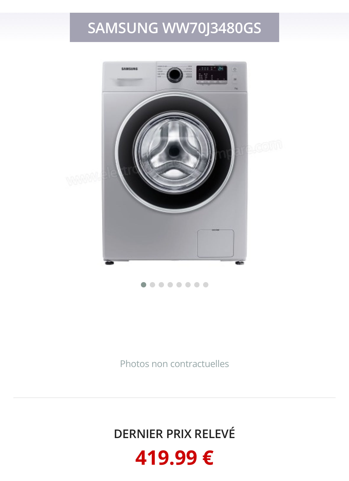 Lave-Linge SAMSUNG 7 Kg GARANTIE 1 AN