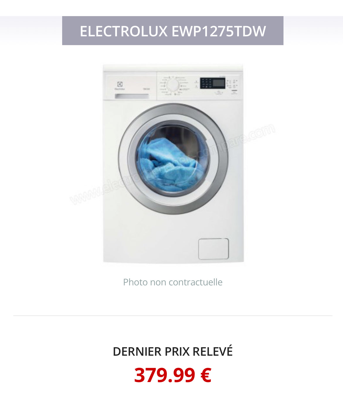 Lave-Linge ELECTROLUX 7 Kg GARANTIE 1 AN