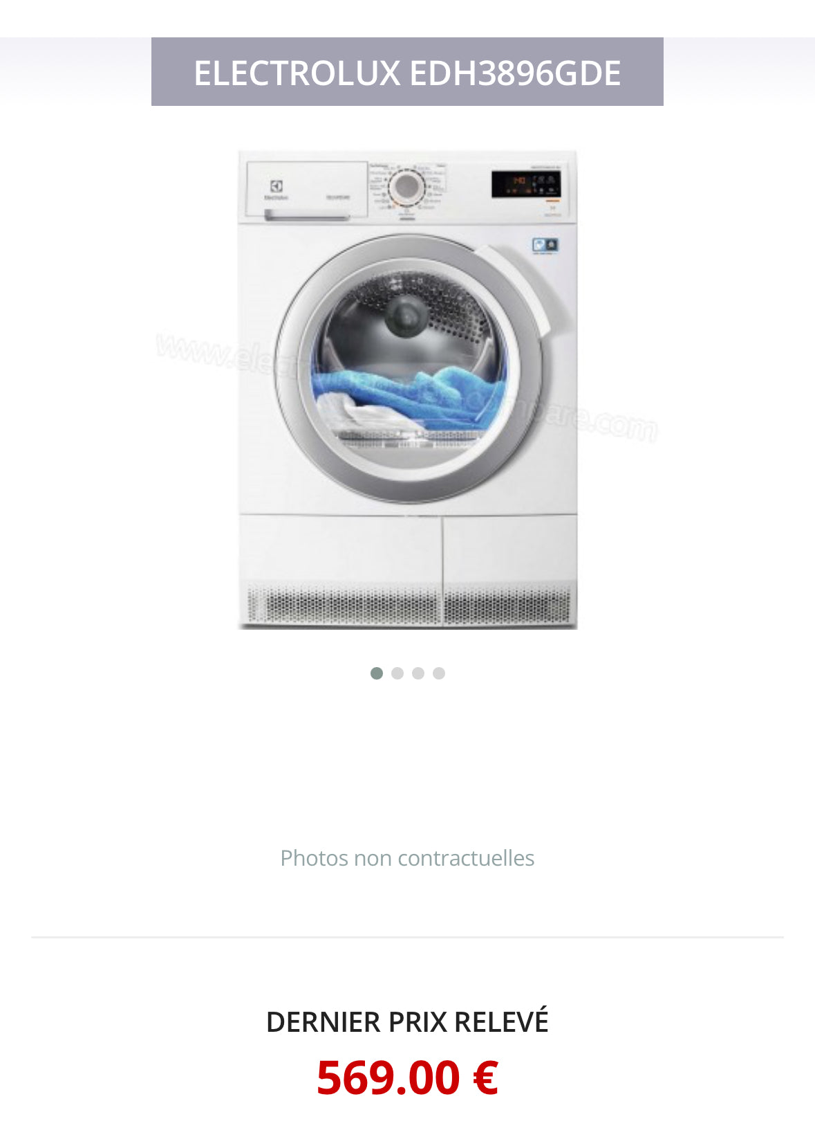 Sèche-Linge ELECTROLUX 9 Kg GARANTIE 1 AN