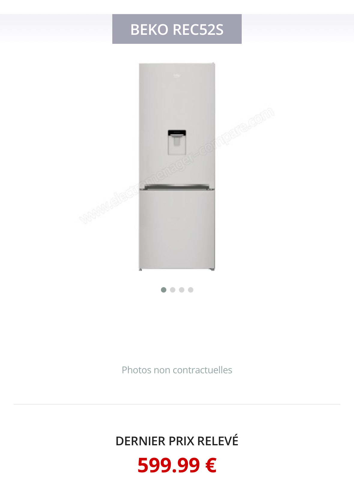 Frigo Combiné BEKO Grand Capacité / Froid Ventilé GARANTIE 1 AN