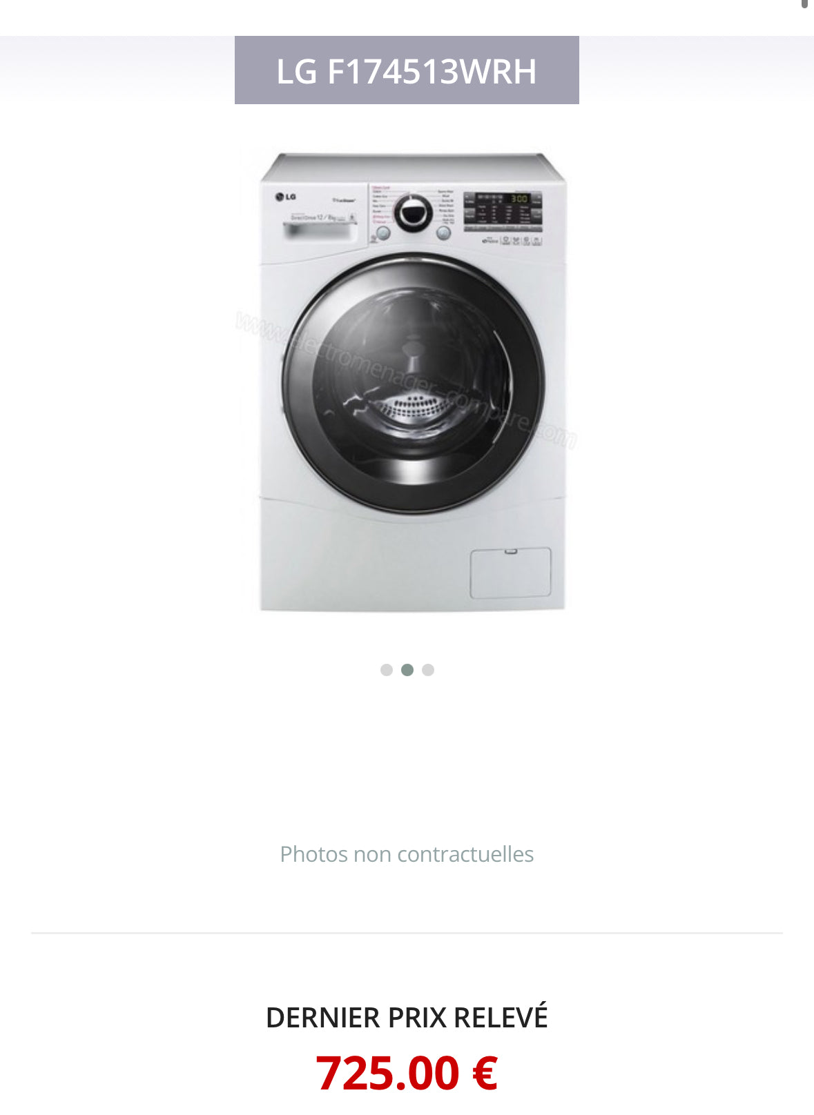 Lave-Linge Séchant LG 10,5 + 7 Kg GARANTIE 1 AN