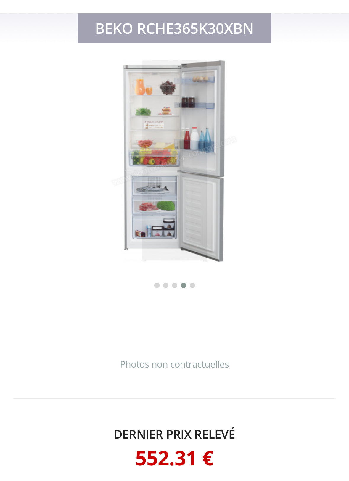 Frigo Combiné BEKO Froid Ventilé GARANTIE 1 AN