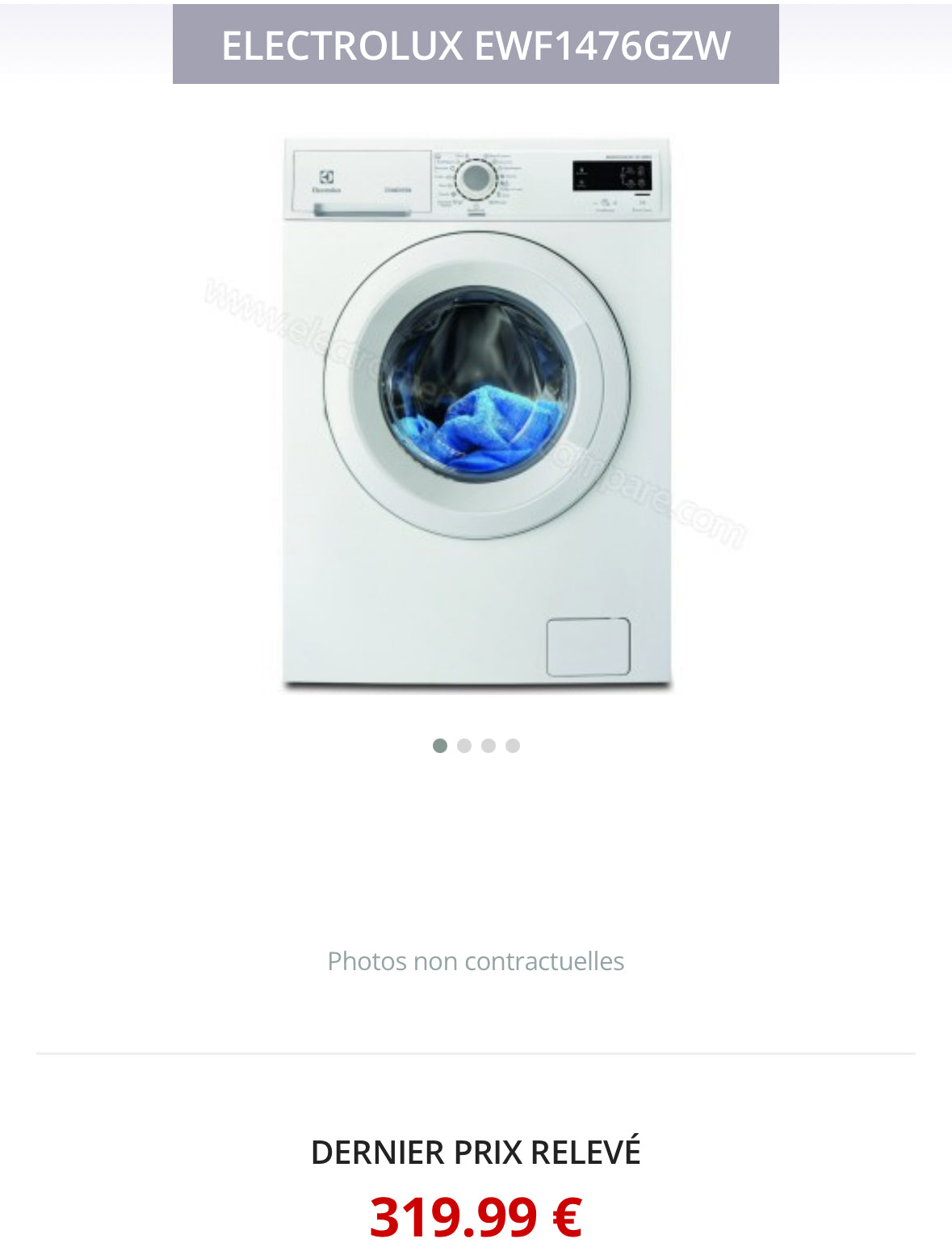 Lave-Linge ELECTROLUX 7 Kg GARANTIE 1 AN