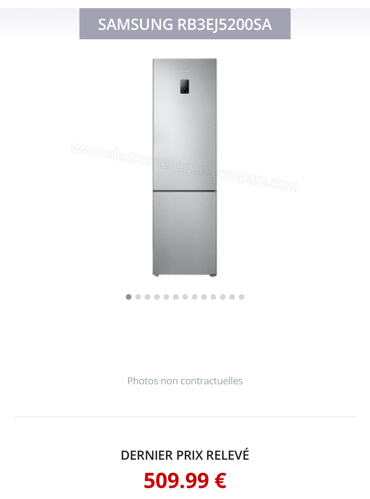 Frigo Combiné SAMSUNG Froid Ventilé GARANTIE 1 AN