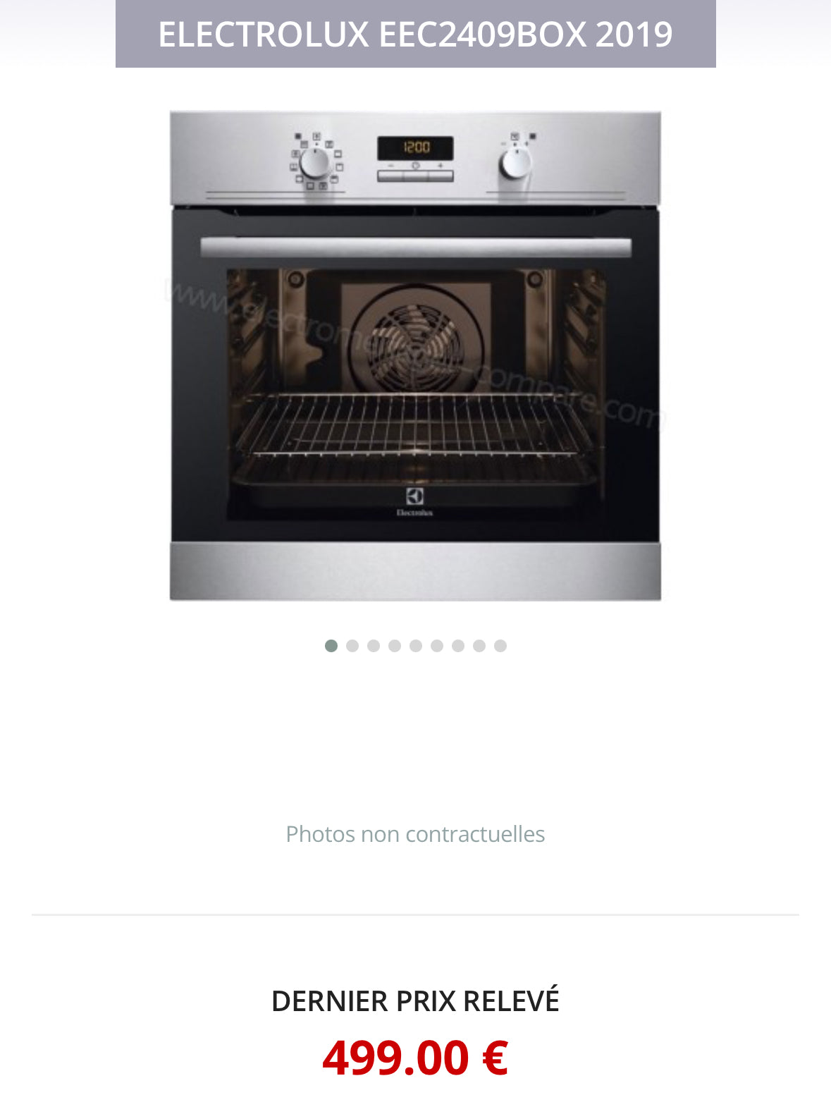 Four Encastrable ELECTROLUX Avec Pyrolyse GARANTIE 1 AN