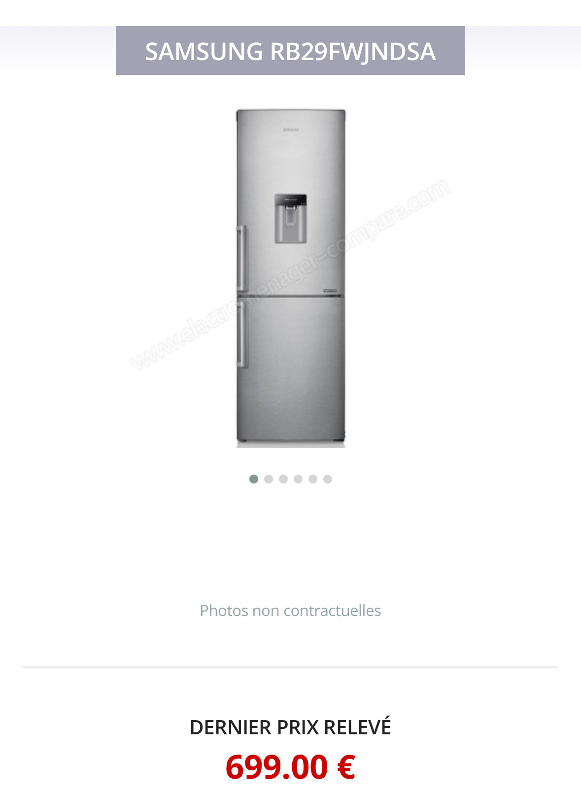 Frigo Combiné SAMSUNG Froid Ventilé GARANTIE 1 AN