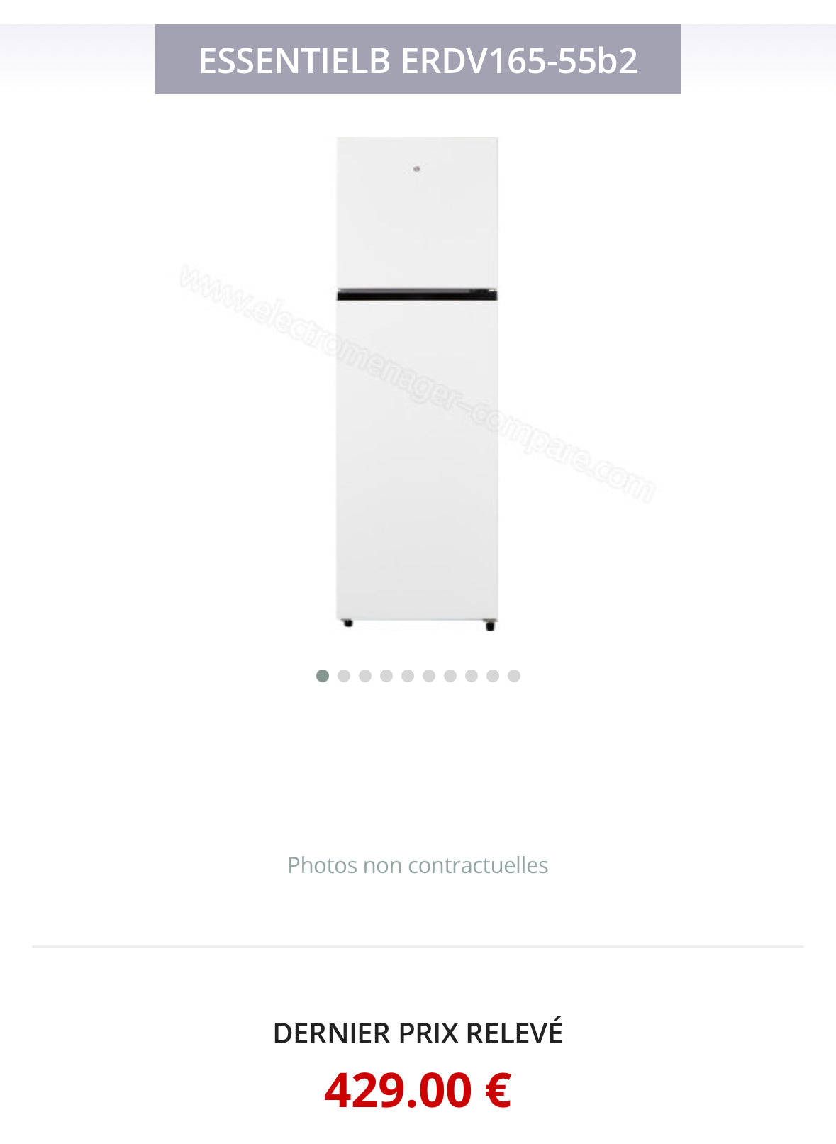 Frigo Combiné ESSENTIEL B Froid Ventilé GARANTIE 1 AN