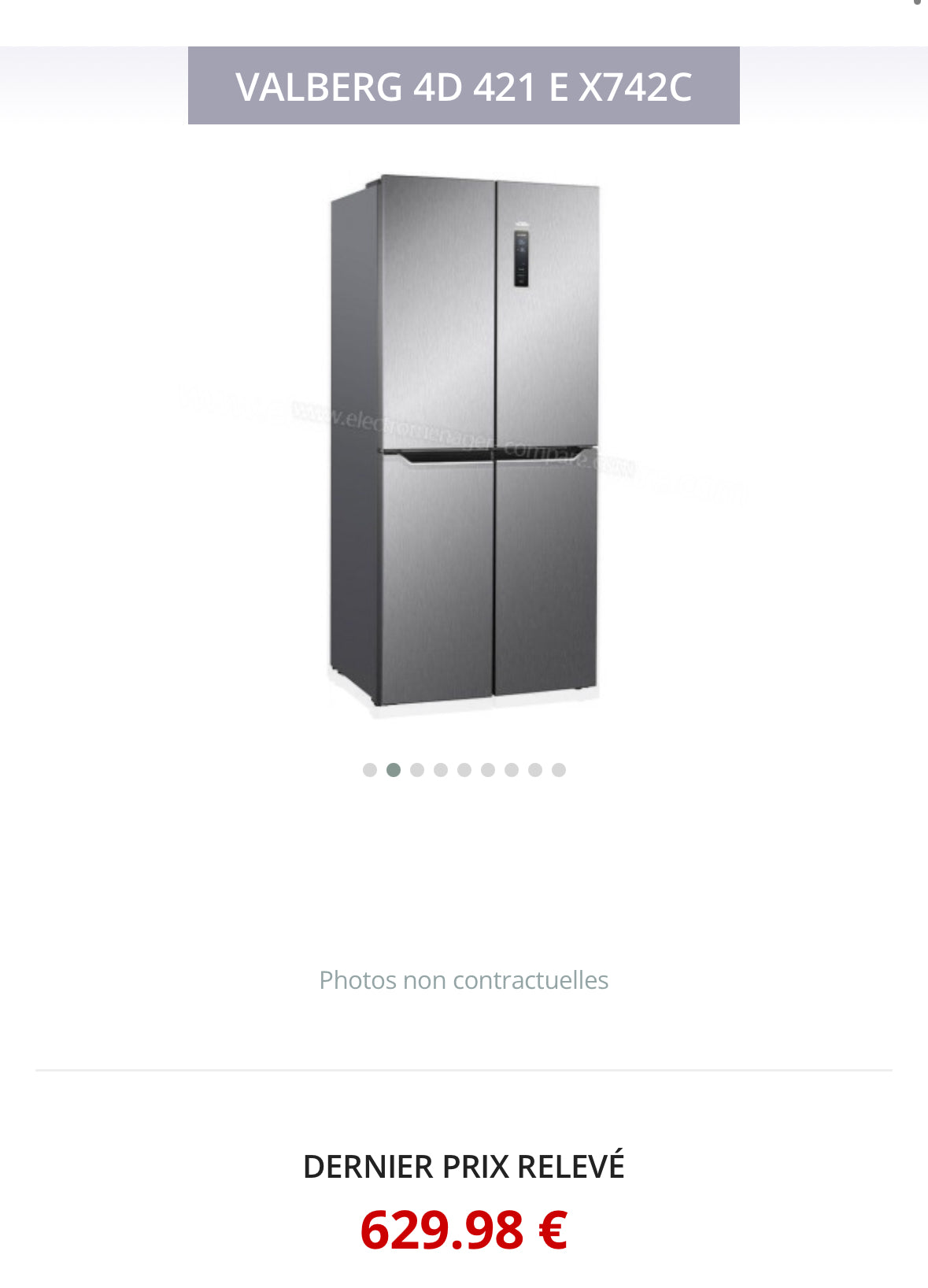 Frigo Américain VALBERG MultiPortes / Froid Ventilé GARANTIE 1 AN