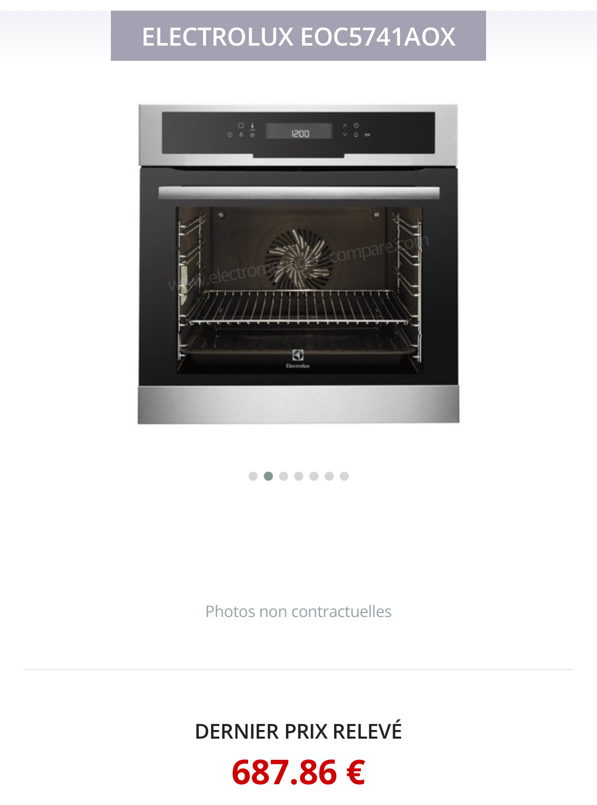 Four Encastrable ELECTROLUX Avec Pyrolyse GARANTIE 1 AN