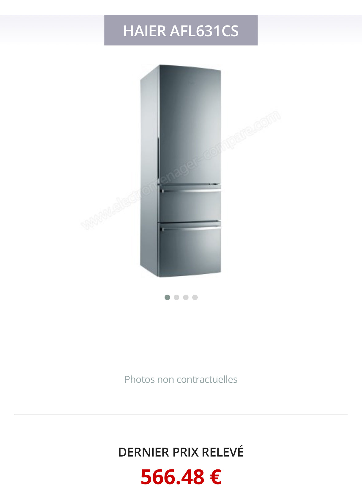 Frigo Combiné HAIER Froid Ventilé GARANTIE 1 AN