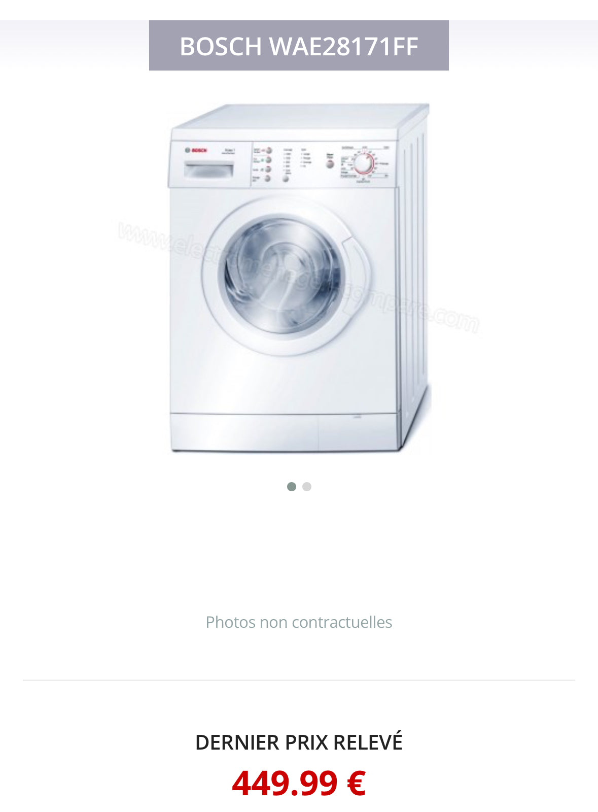 Lave-Linge BOSCH 7 Kg GARANTIE 1 AN