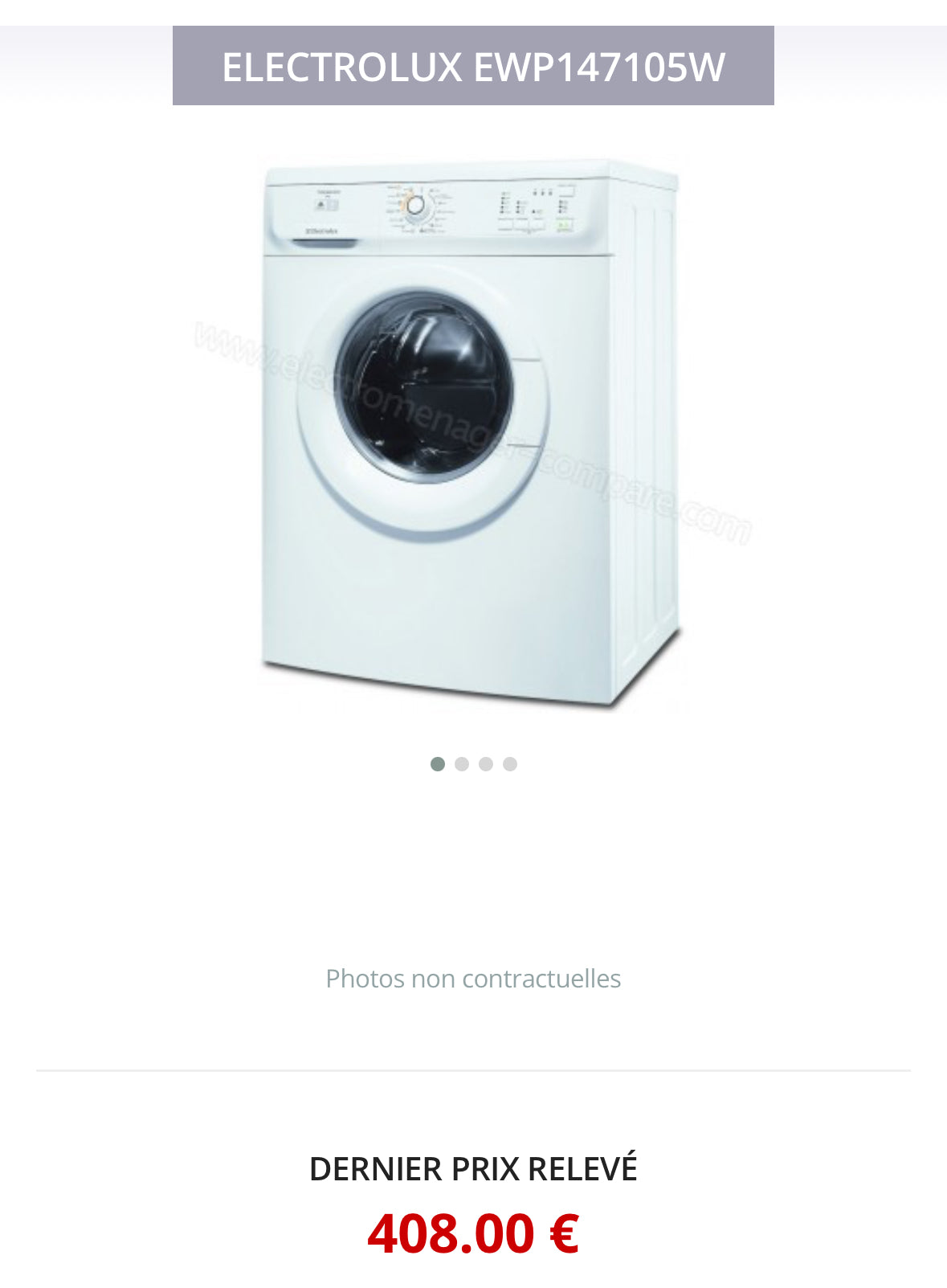 Lave-Linge ELECTROLUX 7 Kg GARANTIE 1 AN