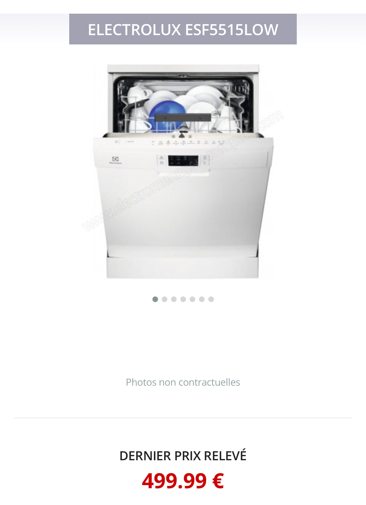 Lave-Vaisselle ELECTROLUX 13 Couverts GARANTIE 1 AN