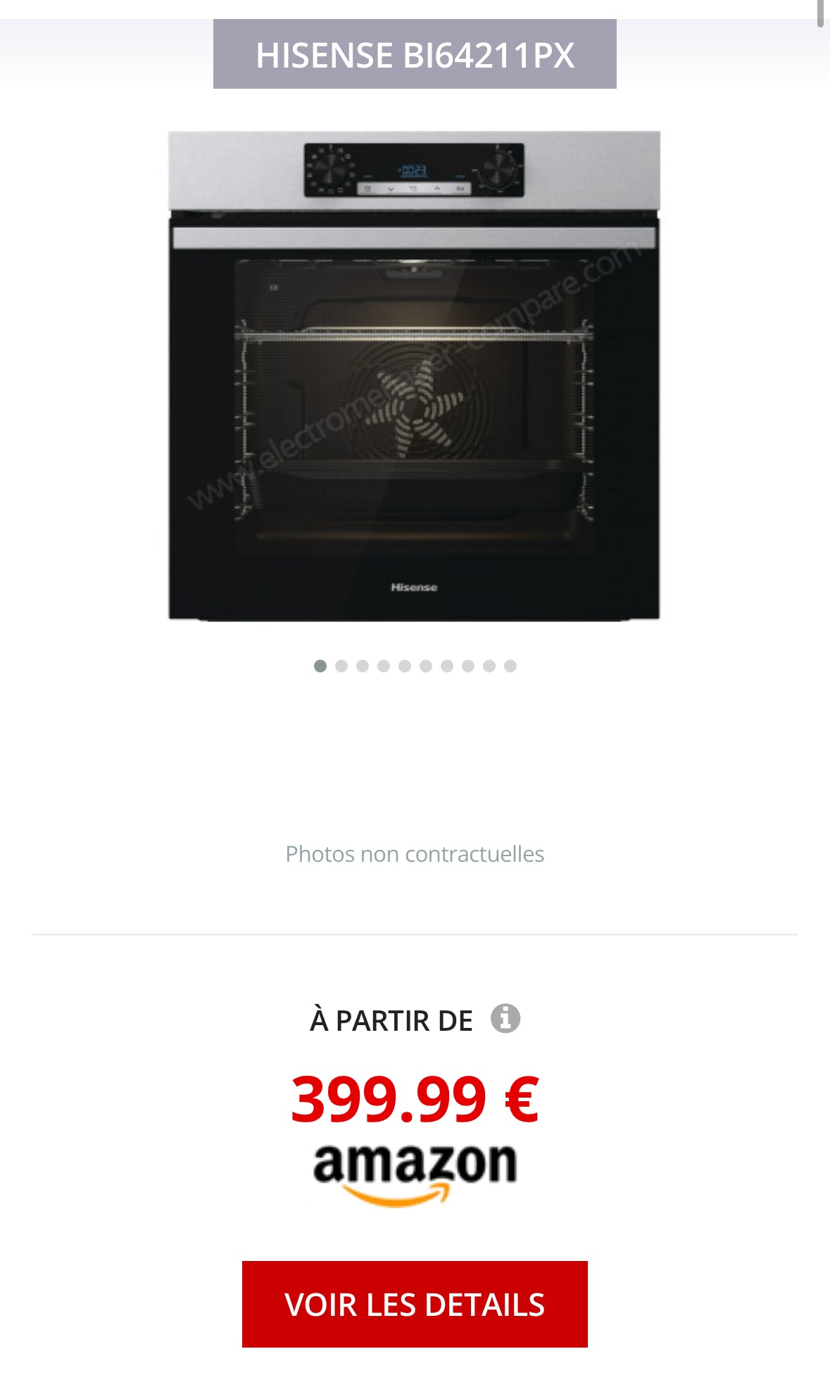 Four Encastrable HISENSE Avec Pyrolyse ( Très Peu Servi ) GARANTIE 1 AN