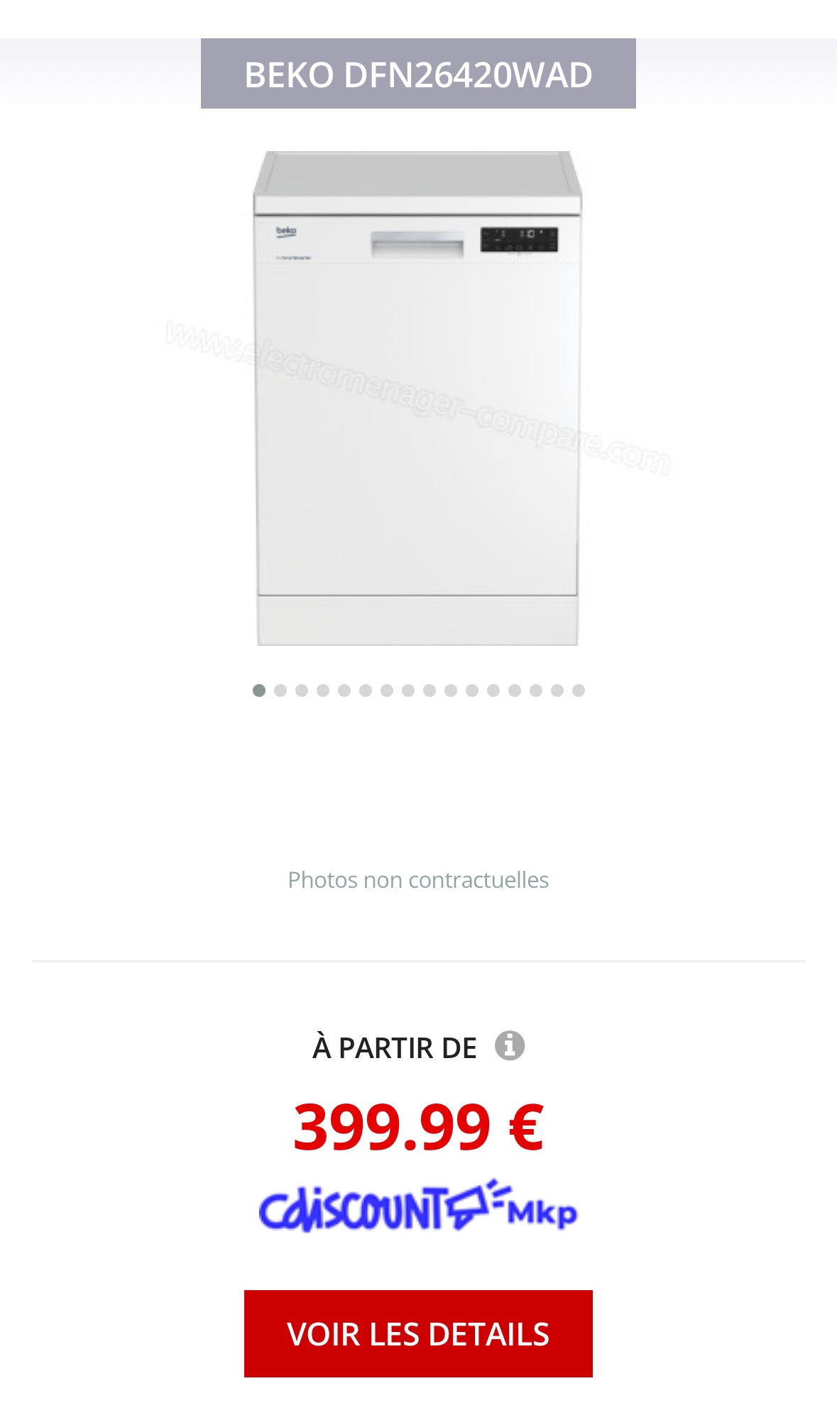 Lave-Vaisselle BEKO 14 Couverts GARANTIE 1 AN