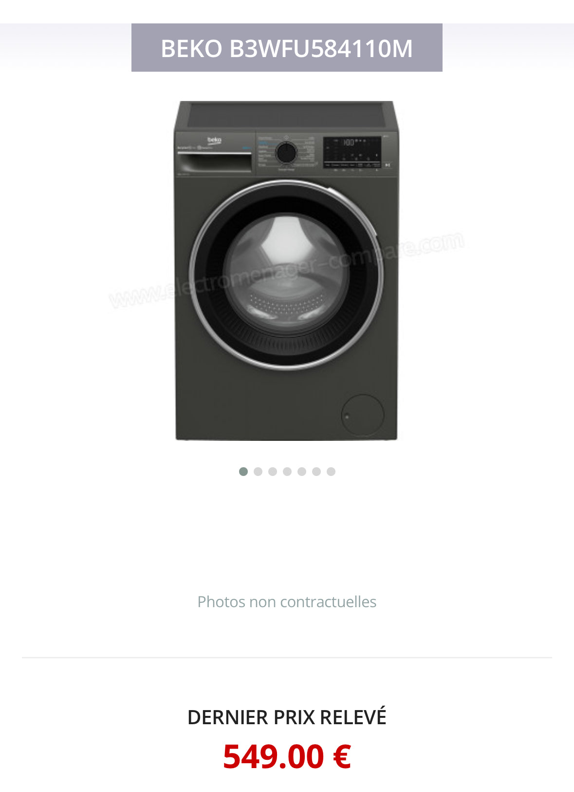 Lave-Linge BEKO 8 Kg GARANTIE 1 AN