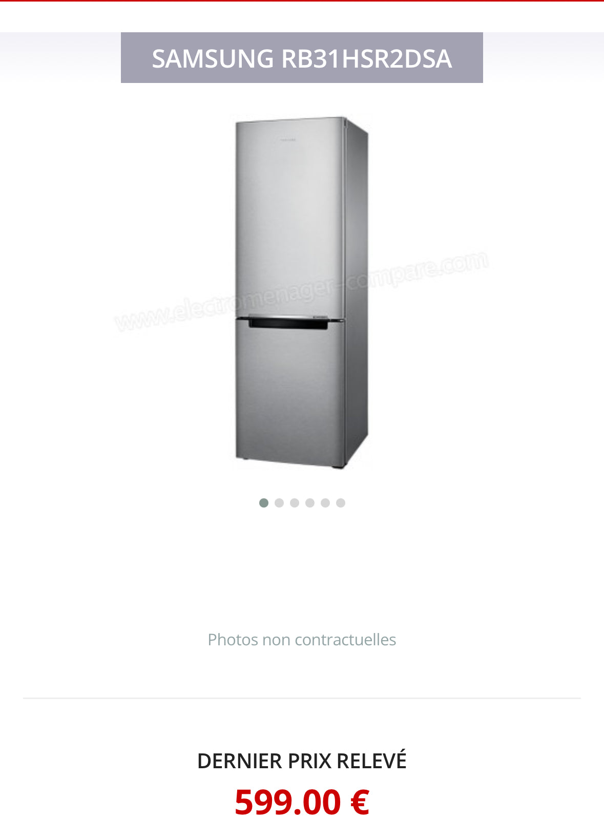 Frigo Combiné SAMSUNG Froid Ventilé GARANTIE 1 AN