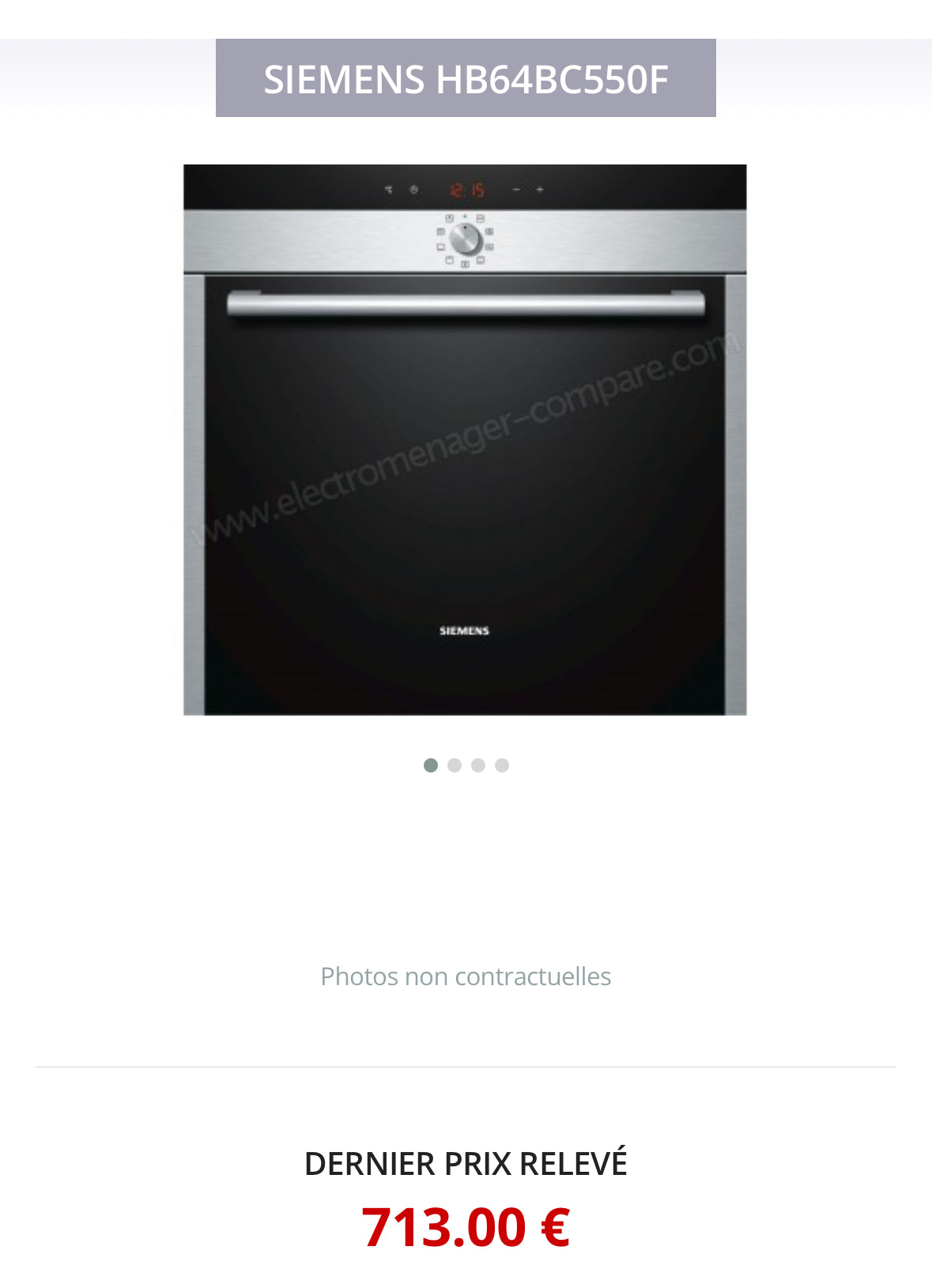 Four Encastrable SIEMENS Avec Pyrolyse GARANTIE 1 AN