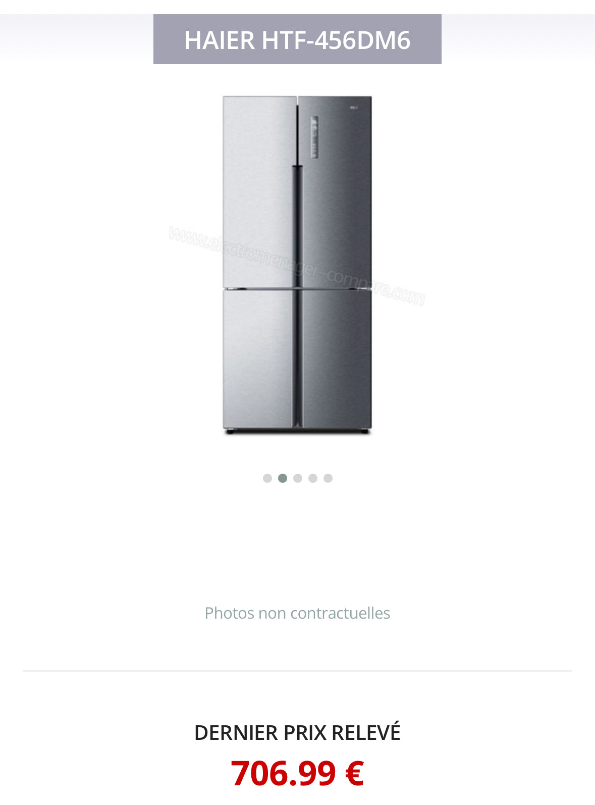 Frigo MultiPortes HAIER Froid Ventilé GARANTIE 1 AN