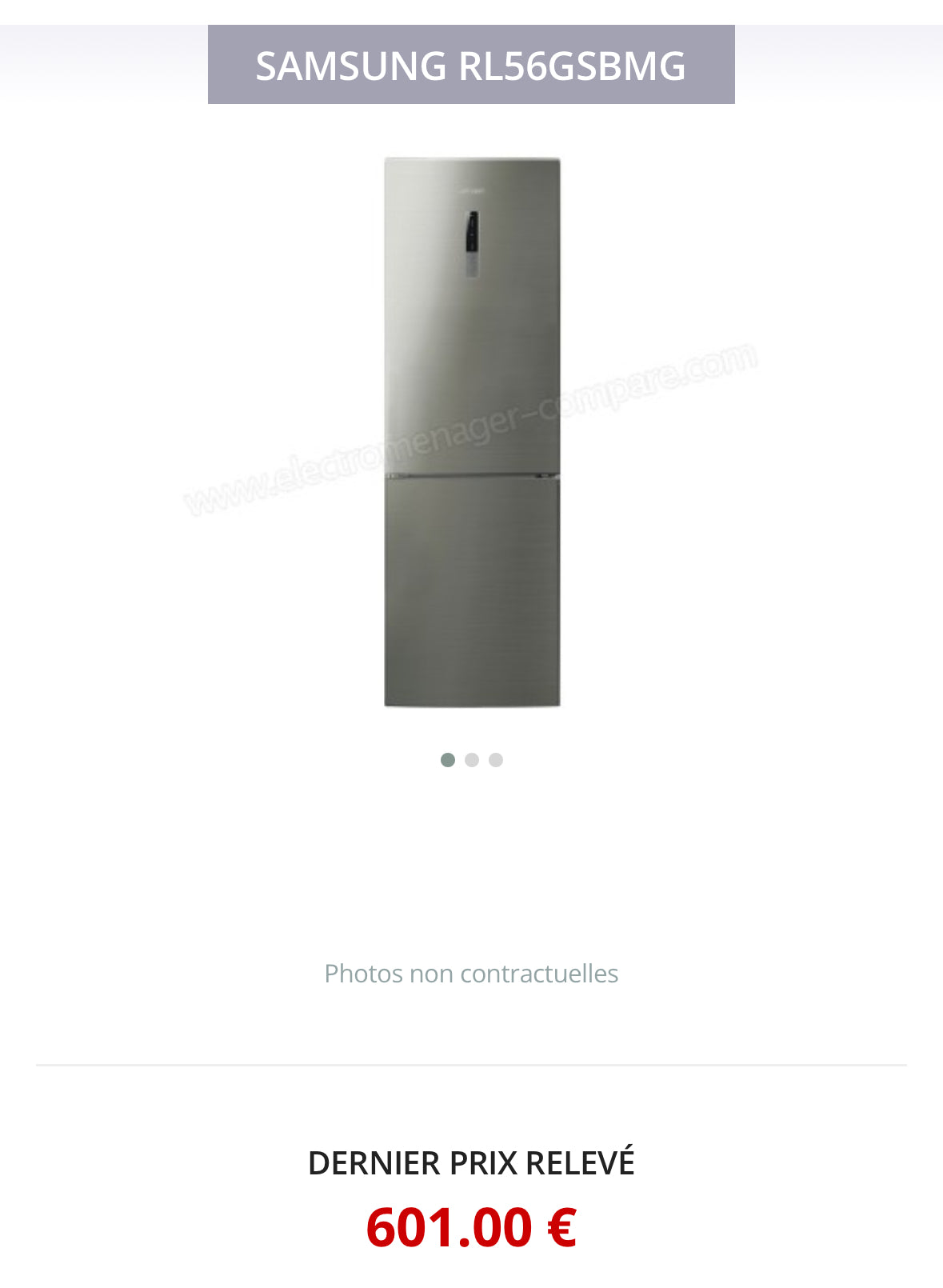 Frigo Combiné SAMSUNG Froid Ventilé GARANTIE 1 AN