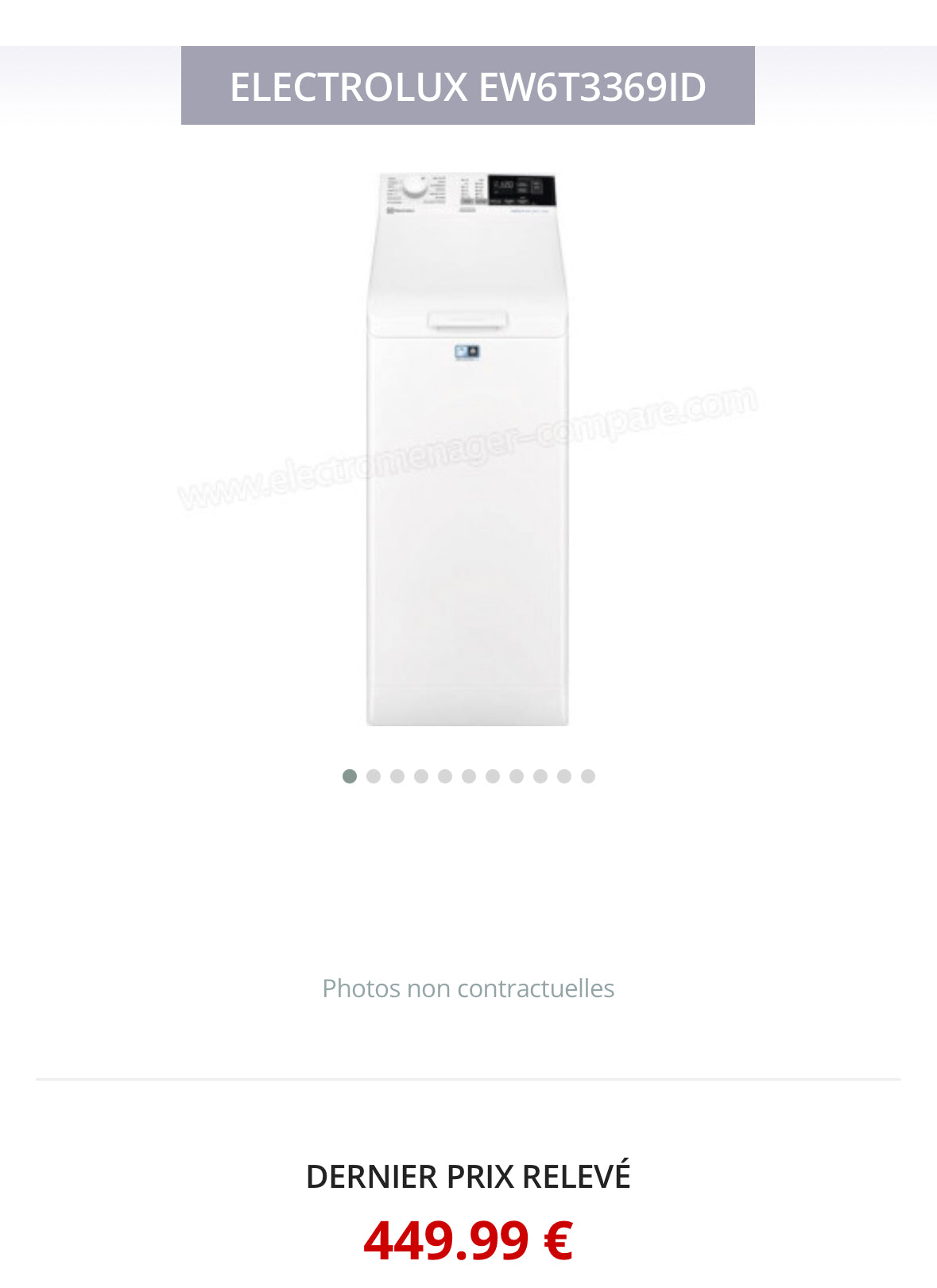 Lave-Linge Top ELECTROLUX 6 Kg GARANTIE 1 AN