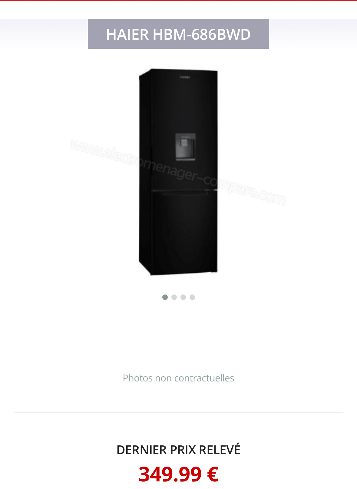 Frigo Combiné HAIER Garantie 1 An