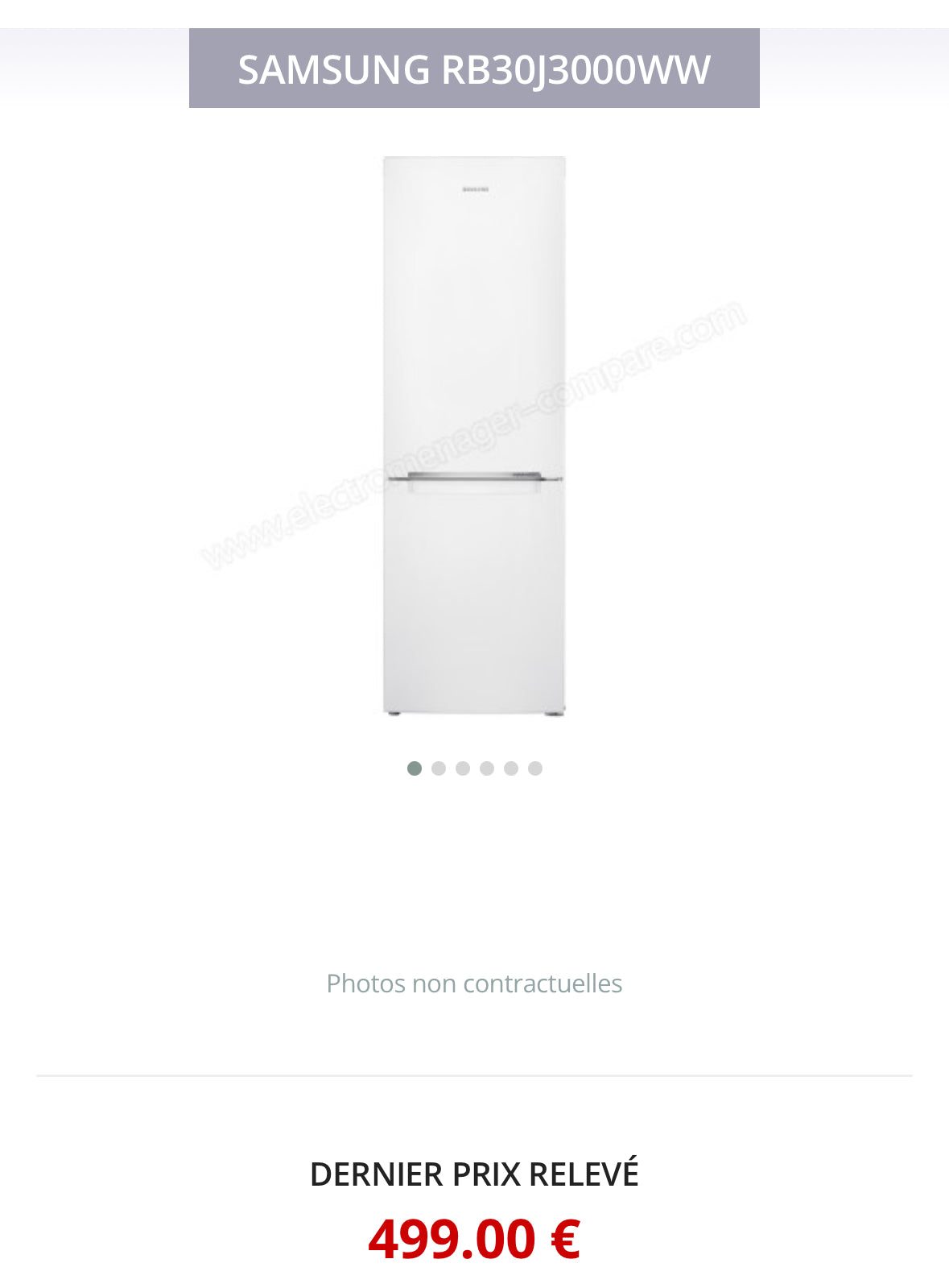 Frigo Combiné SAMSUNG Froid Ventilé GARANTIE 1 AN