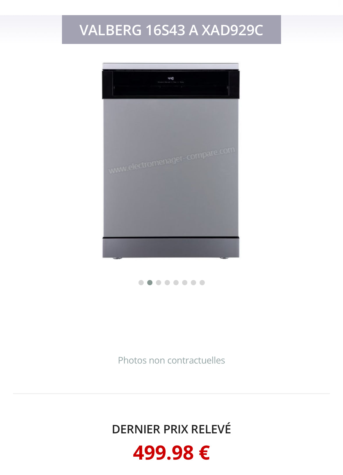 Lave-Vaisselle VALBERG 16 Couverts GARANTIE 1 AN