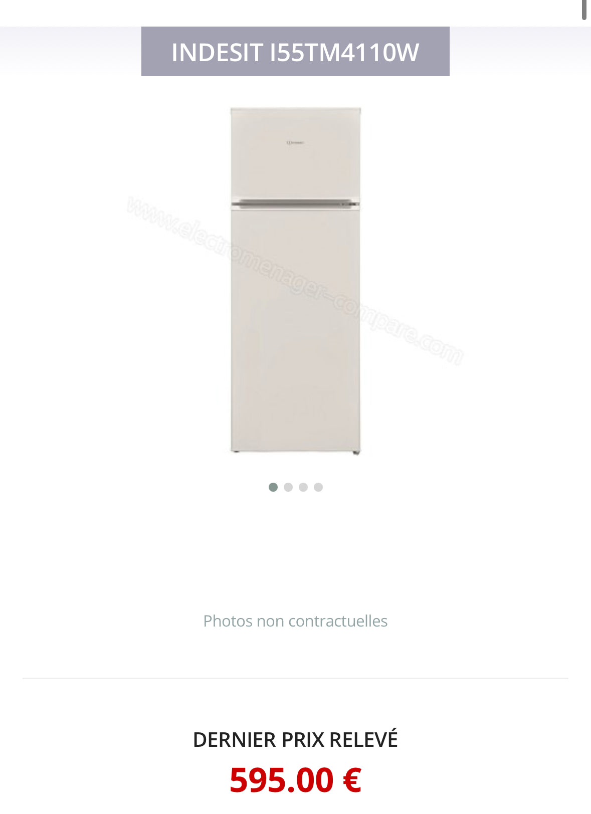 Frigo Combiné INDESIT Format Étudiant GARANTIE 1 AN