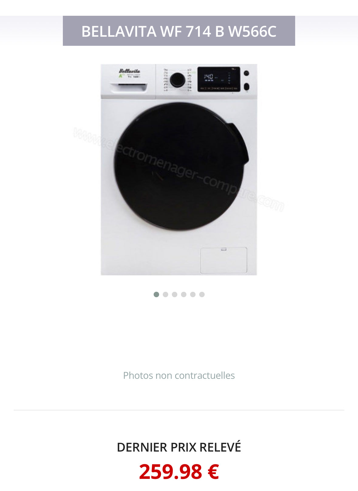 Lave-Linge VALBERG 7 Kg GARANTIE 1 AN