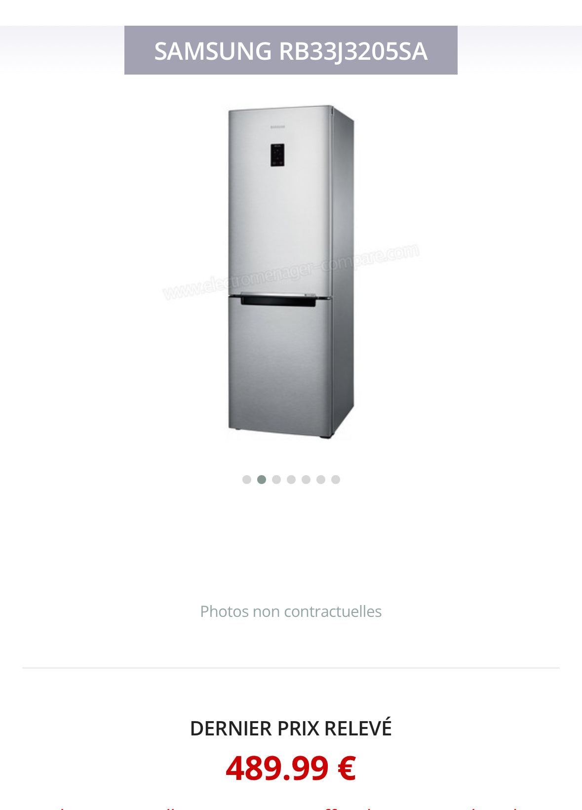 Frigo Combiné SAMSUNG No Frost GARANTIE 1 AN