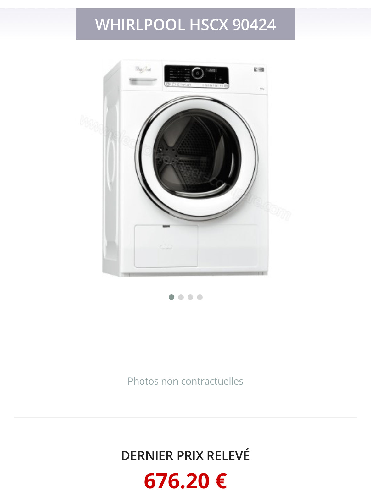 Sèche-Linge WHIRLPOOL 9 Kg Pompe à Chaleur GARANTIE 1 AN